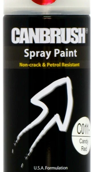 Candy Red Canbrush C011 Spray Paint 400ml Metal Plastic Wood Candy tone Finish
