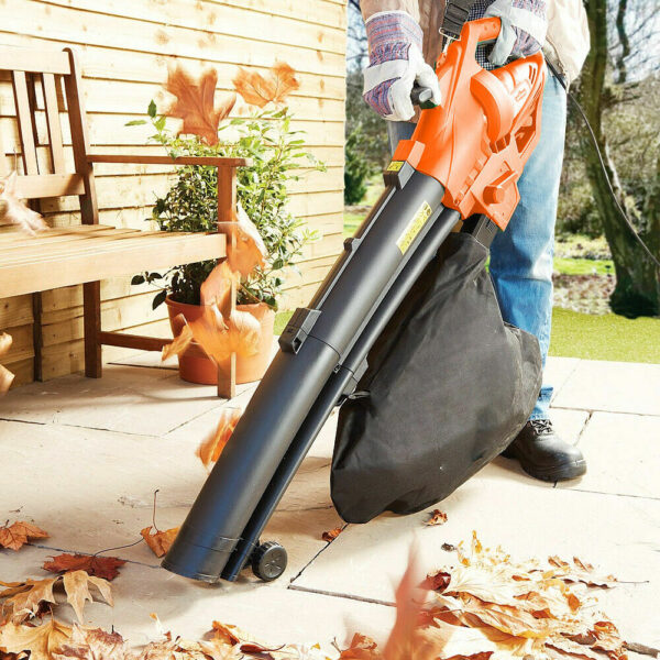 ELECTRIC LEAF BLOWER HOOVER VACUUM VAC GARDEN GRASS HEDGE HEAVY DUTY 3200W