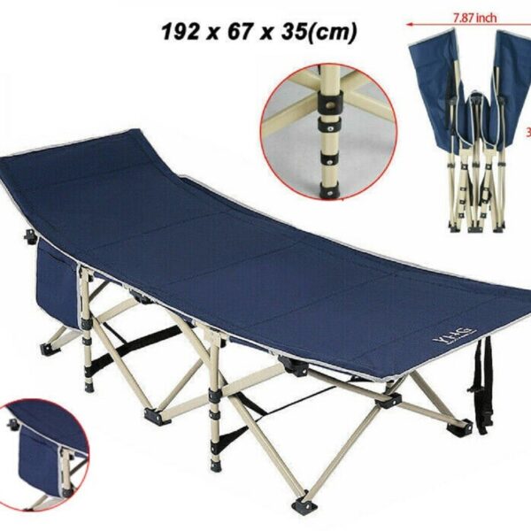 Portable Bed Single Folding Office Camping Camp Travel Guest Kid Child 250 Lbs